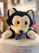 Vintage NWT Disney Store, Pinocchio, Figaro, Cat, Kitten, Plush, Stuffed Animal picture
