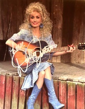 DOLLY PARTON Signed Authentic Autograph 8x10 inch: Original Signature with COA picture