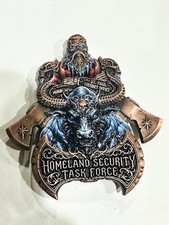 RARE Delta Design Drug Enforcement DEA Task Force Challenge Coin picture