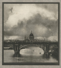 c.1909 ALVIN LANGDON COBURN LONDON - ST PAUL'S FROM THE RIVER picture