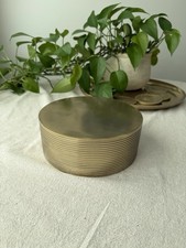 West Elm Textured Metal Decorative Lidded Box picture