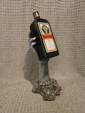 Jagermeister Walking Dead Zombie Hand Resin Liquor Bottle Barware Display picture