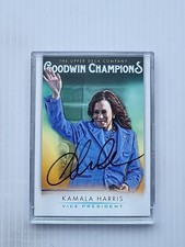 KAMALA HARRIS Hand-Signed Autographed 2021 Upper Deck Goodwin Champions #3 W/COA picture