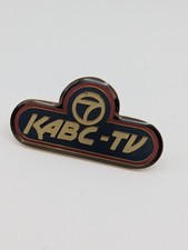 Vintage KABC-TV Channel 7 Los Angeles News Enamel Lapel Pin picture