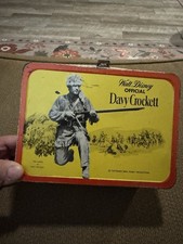Rare 1955 Walt Disney Davey Crockett by Fess Parker vintage lunchbox by Kruger picture