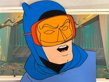 Superfriends production cel of Batman HUGE HEAD -exceedingly rare at this size picture