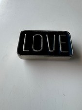 Rare Carl Aubock Steel Love Ashtray Mid-Century Modern Collectible picture