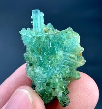 40 Carat Tourmaline Crystal With Quartz Specimen From Afghanistan picture