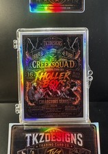 2026 Tkzdesigns CreekSquad Trading Card Set Signed / Numbered /100 - 16 Cards picture