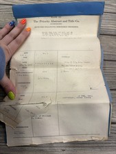 Vintage Abstract of Title Volusia County Florida Lake Helen 1879-1928 Land Deeds picture