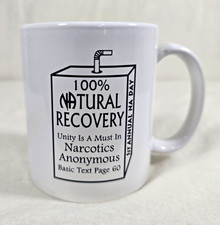 Narcotics Anonymous NA 100% Natural Recovery Coffee Mug 1st Annual NA Day picture