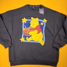 Cakeworthy Disney Winnie The Pooh Halloween Candy Crew Neck Sweatshirt 2XL picture