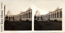 Italy, Pisa, the Court of Campo Santo, vintage print, ca.1910, stereo print came picture
