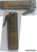 Sheraton Park Tower Freepost London England Hotel Room Key #1119 Fob picture