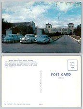 Murphy High School Mobile Alabama Spanish Architecture Vintage Cars Postcard picture