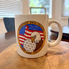 Vintage Aerospace Data Facility 20th Anniversary Mug 1971-1991 Buckley AFB NRO picture