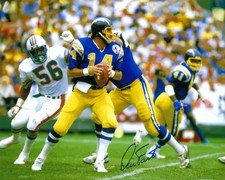 San Deigo Chargers Legend Dan Fouts Signed Autographed 8x10 Photograph picture