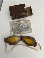 Antique 1910s Auto Racing Goggles CYKO RPPC Train Wreck Photo Box Ford Model T picture
