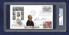 Richard Rodgers Autographed First Day Cover Broadway Music Composer PSA SLABBED picture