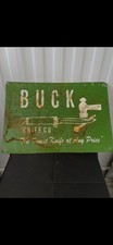RARE Vintage Buck Knives Sign From The 1950s  picture