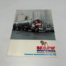 Vintage Mack Western Conventional RL RS Truck Sales Brochure Maxidyne V8 picture
