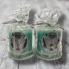 Vintage SCENTury Candles Rain Scent Jar Candle Lot 2 Muskogee Oklahoma USA NOS picture