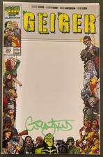 🔥 Geiger #25 CVR E Blank Sketch SIGNED GEOFF JOHNS 🔥 picture