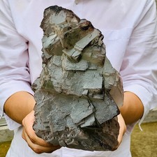 6.64LB Natural Fluorite Quartz Crystal Cluster Mineral Specimen picture