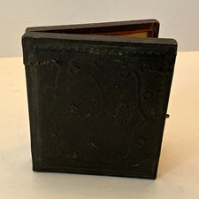 Antique Black & White Ambrotype Portrait Photograph of Man, Original Union Case picture
