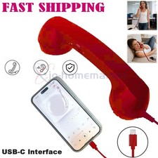 2026 Retro Phone Handset, Type-C Wired Handsets Style Landline Handle Receiver picture
