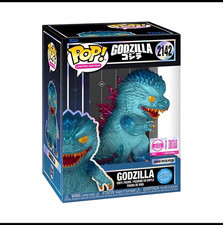 Funko Pop Godzilla (Glitter) with Pop Protector #2142 LE1200 SEALED BOX picture