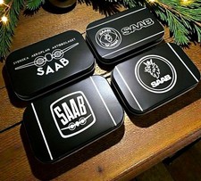Collectible Metal SAAB Gift Tins picture