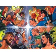 JLA/Avengers #3 & #4 Alex Ross Connecting Variant Set Comic Book picture
