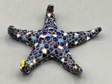 Starfish Blue Mosaic Antonio Gaudi Style Barcelona Spain picture