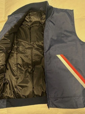 Insulated Vest Reflective Navy Men’s L USPS Style, Vintage Post Office picture