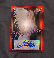 ESCO 2026 KATSEYE WILD Yoonchae #18 ESCO Certified Autograph 004/005 picture