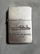 Vintage U.S.S. W. A. Mann  TAP-112 PRINCE ROCKY PETROL LIGHTER picture