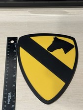 US Army 1st Cavalry Division Wall Sign – 3D Logo Military Plaque picture