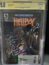 Hellboy FCBD 2024 CBCS 9.0 Signed Mignola Perlman picture