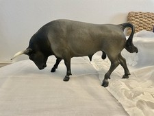 Breyer Grey Spanish Fighting Bull Model #395 Vintage Retired picture