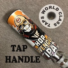 nice SHORTY 4in New Belgium HOP AVENGER IPA draft beer TAP HANDLE MARKER picture