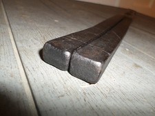 tawse/cane 2tail wishaw genuine leather very rare old school tawse picture