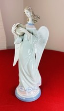 VTG Original Collectible Lladro Numbered Angel Signed Candleholder Figurine picture