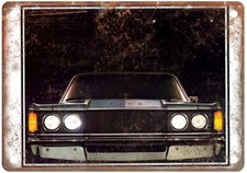 Vintage Ford Landau o carro do ditador militar Ad Retro Look Metal Sign A6298 picture