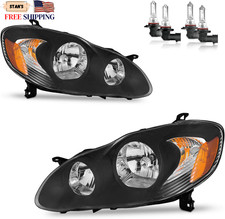Headlights Assembly for 2003-2008 Toyota Corolla  US... picture