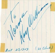Kay Williams - Signed Paper picture