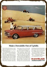 1962 RAMBLER AMBASSADOR CAR Vintage Look DECORATIVE METAL SIGN - SAND DUNE BUGGY picture