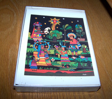 Vintage Box of 10 David Paladin Christmas Greeting Cards (1 design) 6.5x4.5 picture