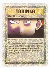 The Boss's Way 105/110 Legendary Collection 2002 Reverse Holo Trainer picture