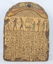 RARE ANCIENT EGYPTIAN ANTIQUE BOOK OF DEAD Stella Stela Egypt History (00) picture